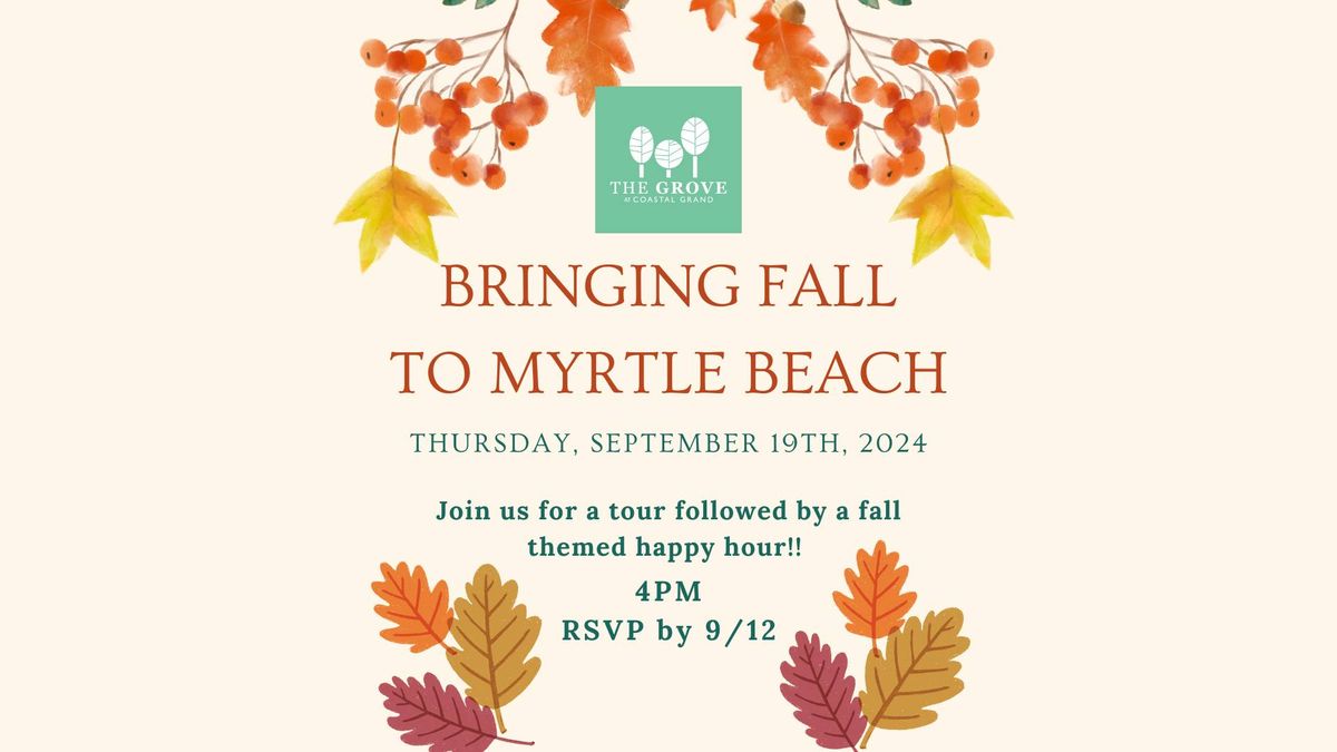 Bringing Fall To Myrtle Beach