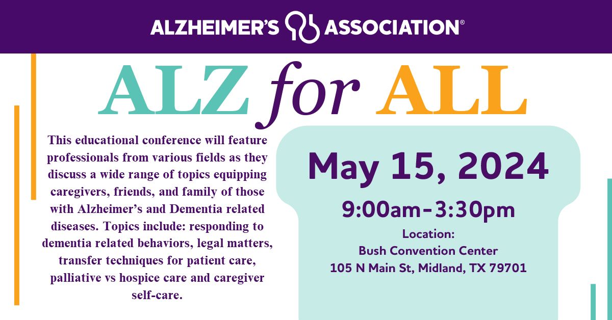 ALZ for ALL - Educational Conference - Midland, TX