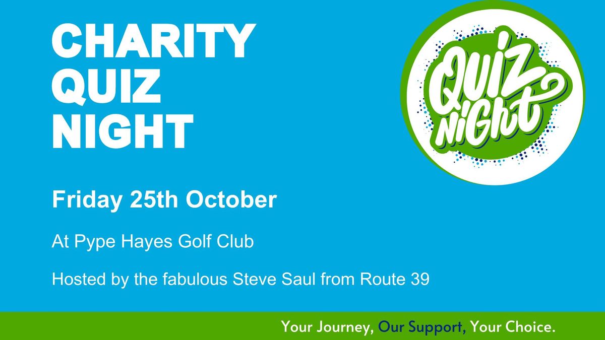 Charity Quiz Night - hosted by Steve Saul