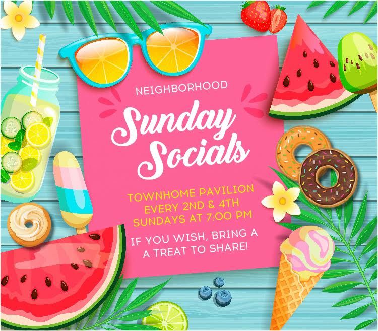 Neighborhood Sunday Social