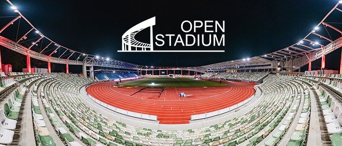 Laufszene Open Stadium