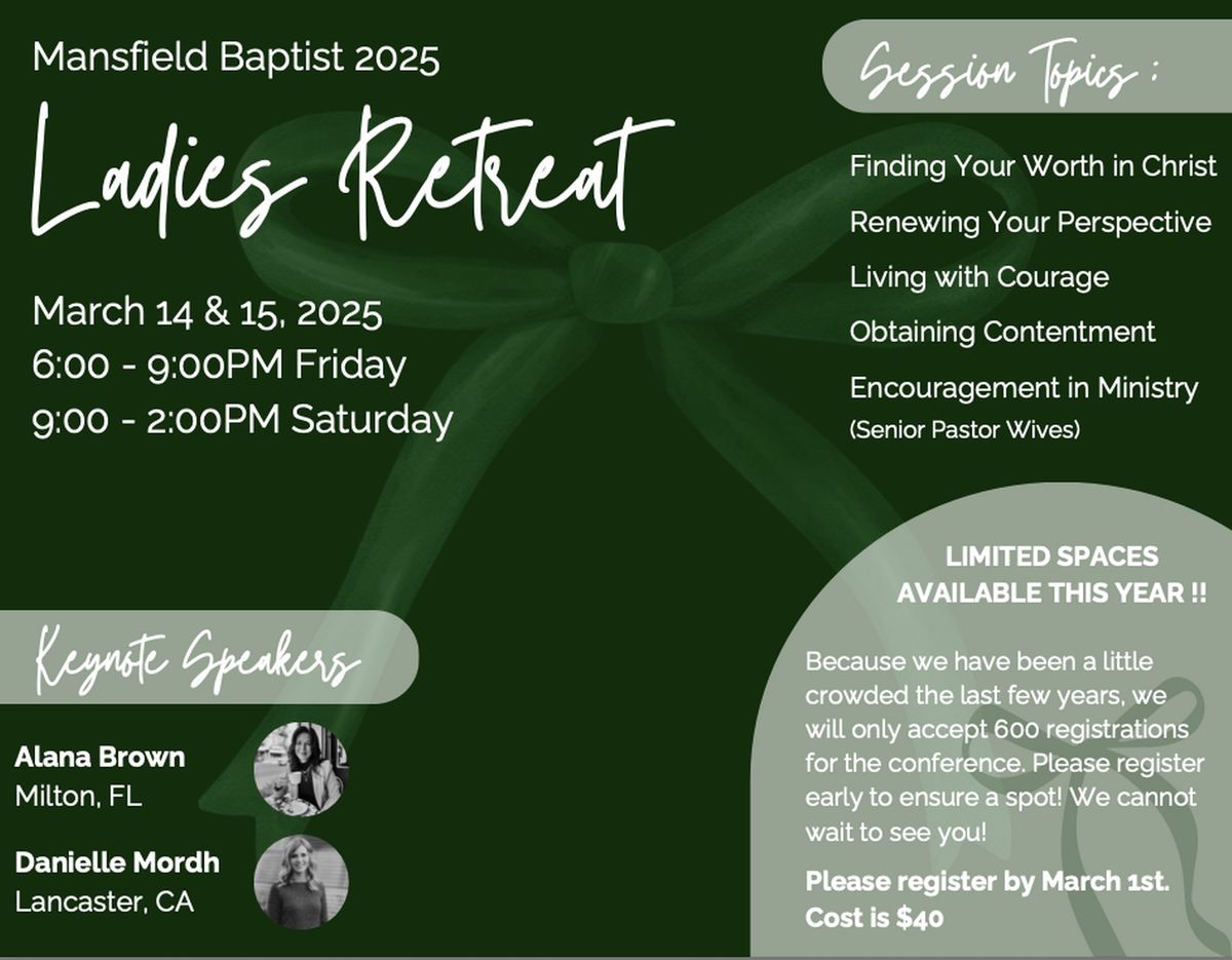 Mansfield Ladies Retreat