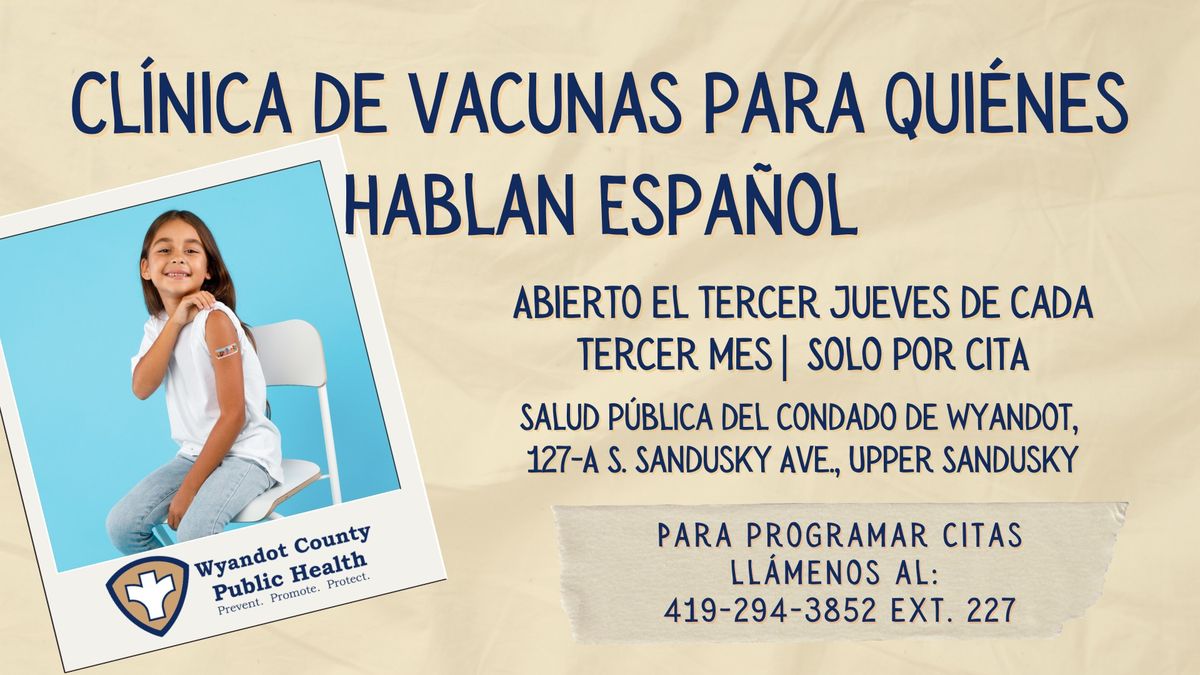 Third Thursday vaccine clinic for people who speak Spanish