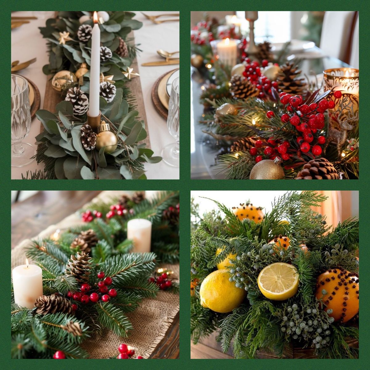 Christmas table centrepiece workshop