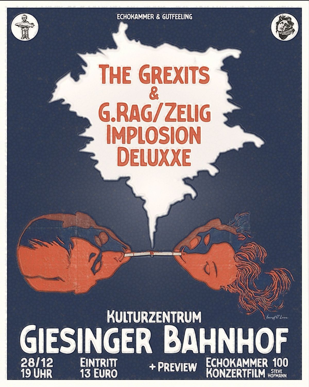 the Grexits \/\/\/\/ g.rag\/zelig implosion deluxxe im Giesinger Bahnhof