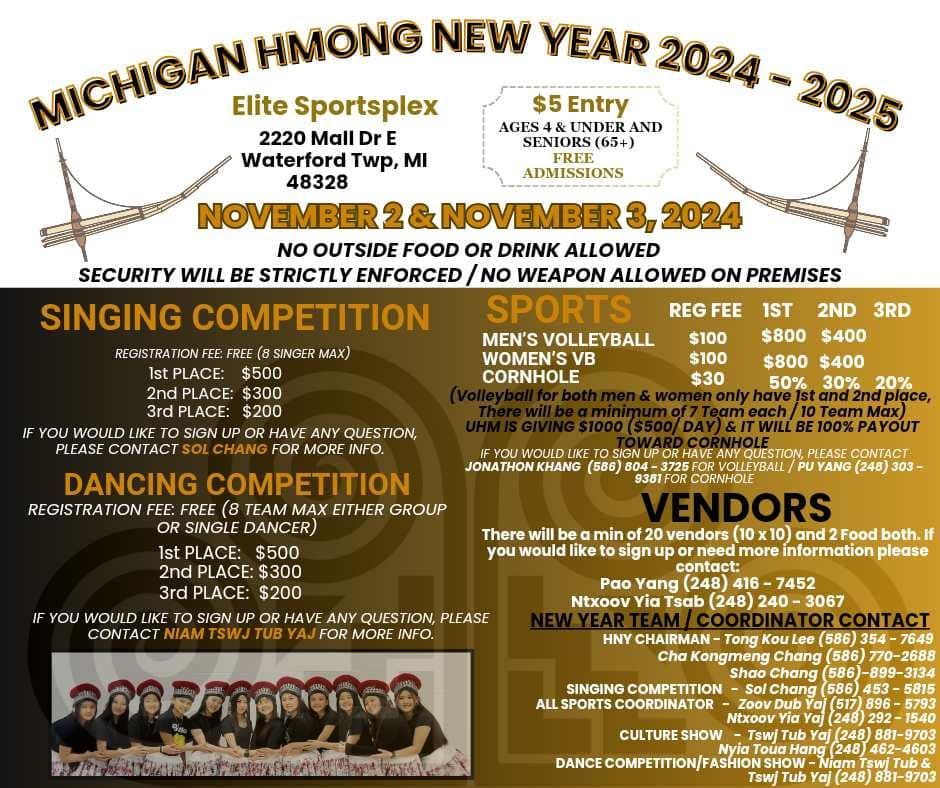 Michigan Hmong New Year 2024 - 2025