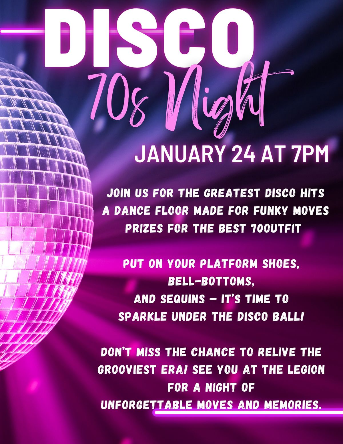 Disco Fever: 70s Night