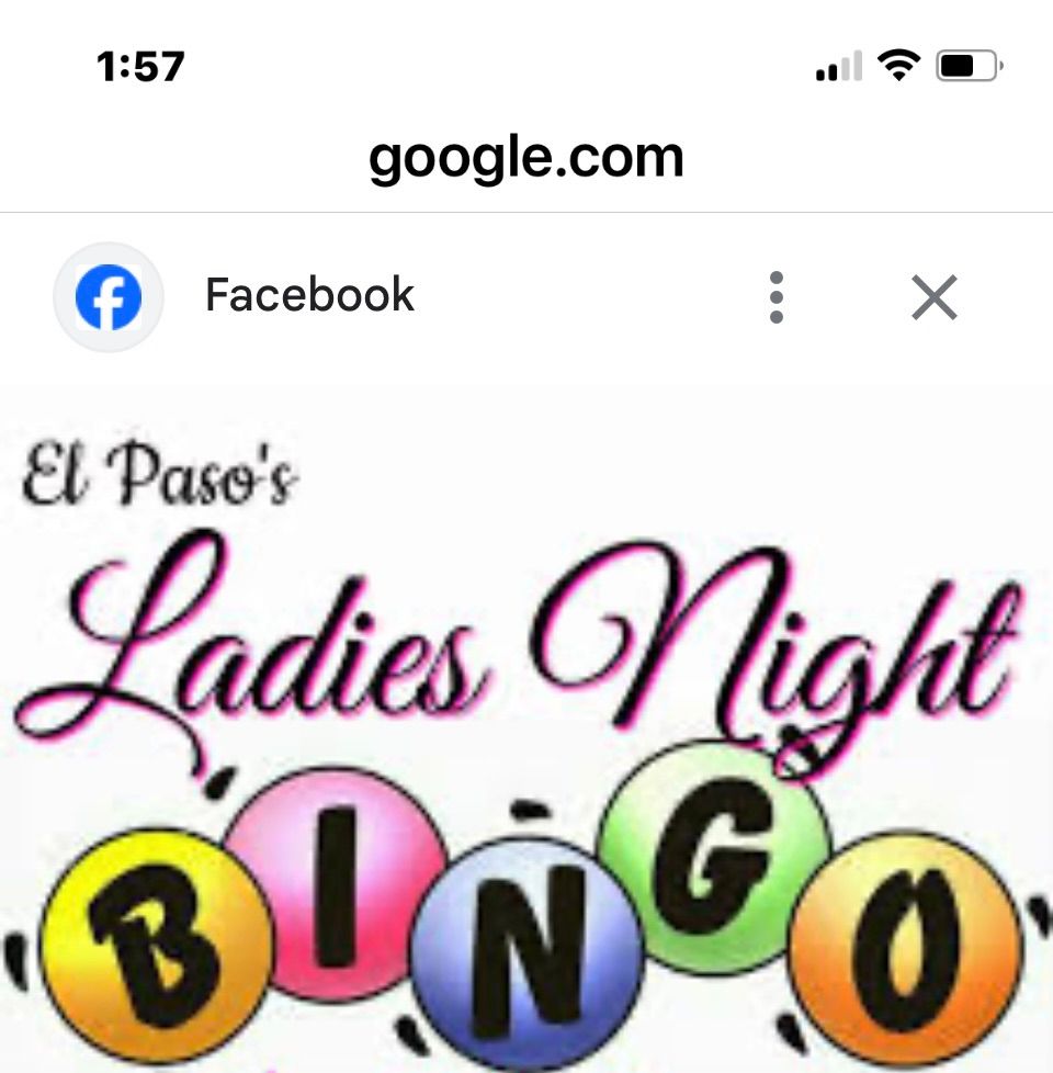 Ladies night BINGO 