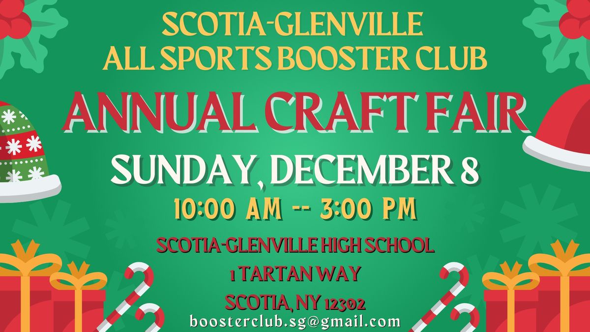 Scotia-Glenville All Sports Booster Club's Annual Holiday Craft Fair