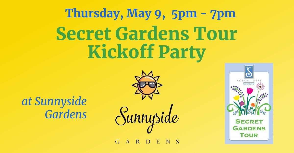 Secret Gardens Tour Kickoff party
