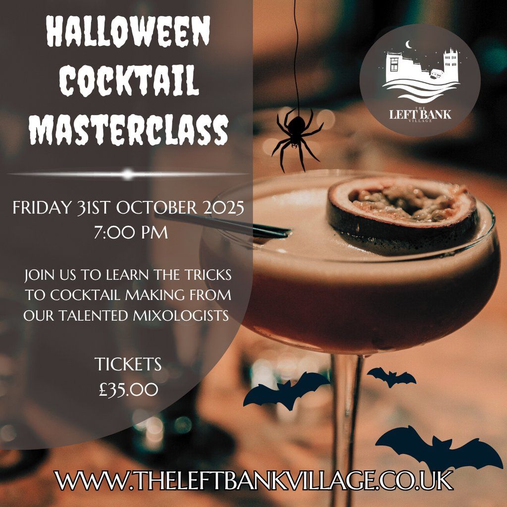 Halloween Cocktail Masterclass at the Left Bank Village!