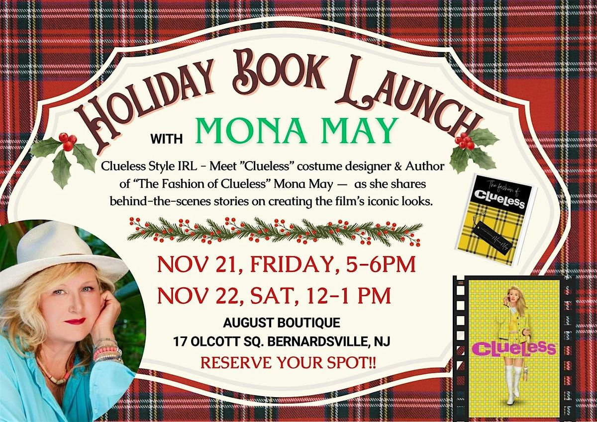 Book Launch Party with Movie "Clueless" Costume Designer & Author MONA MAY
