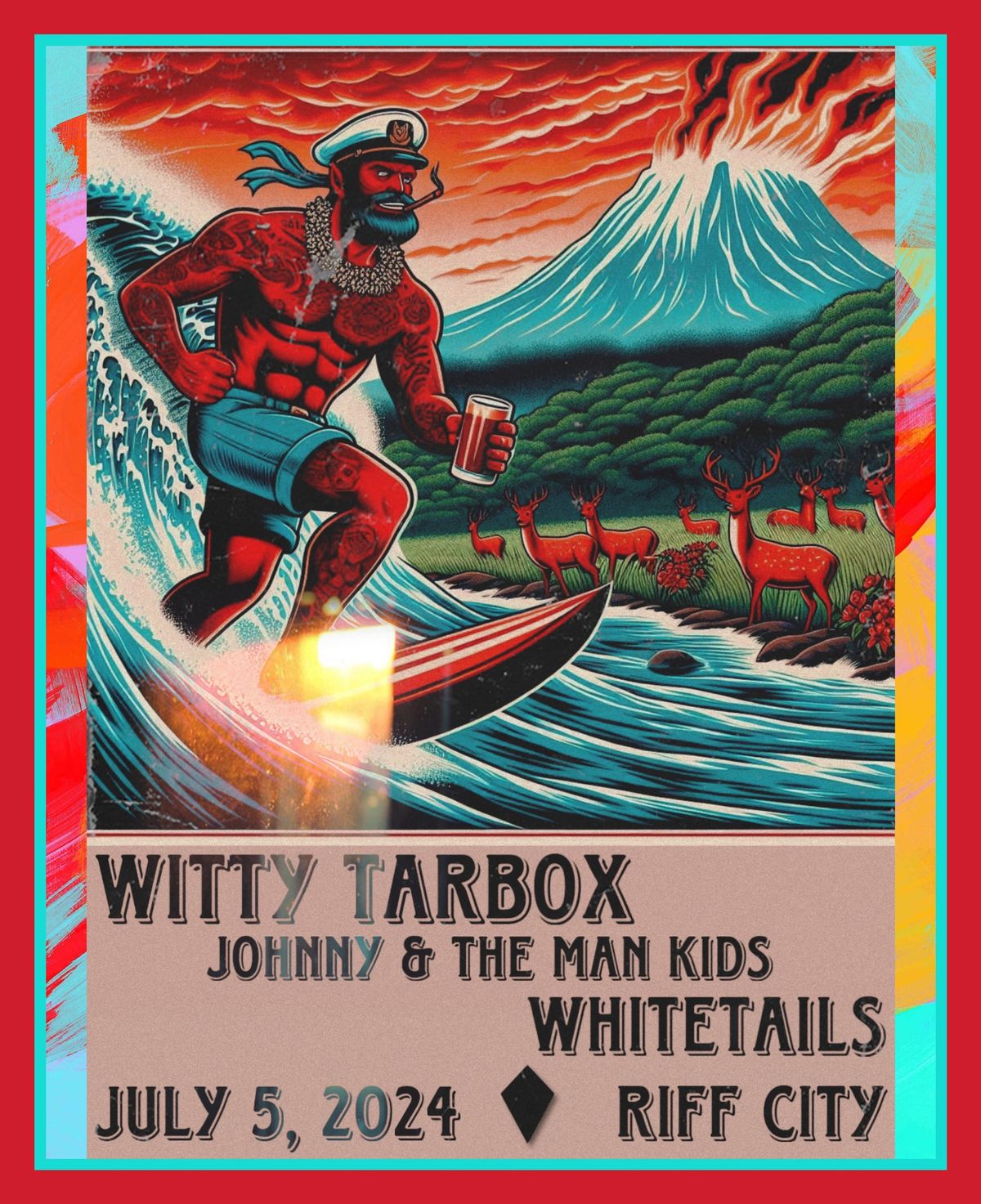 Witty Tarbox debut Riff City featuring Johnny & the Man Kids and Whitetails