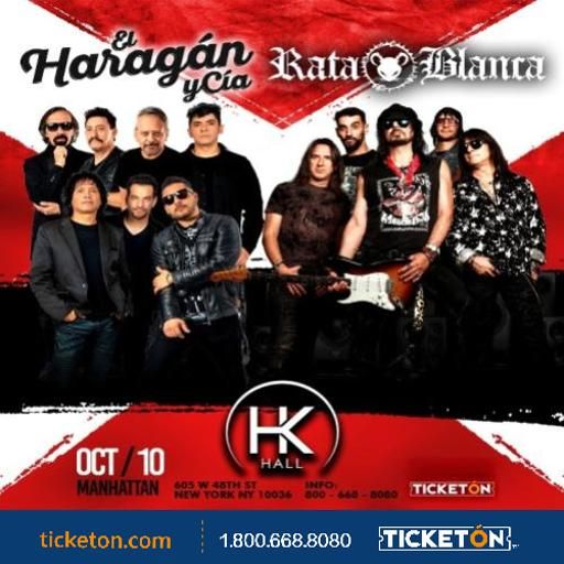 EL HARAGAN Y CIA Y RATA BLANCA - NEW YORK, NY