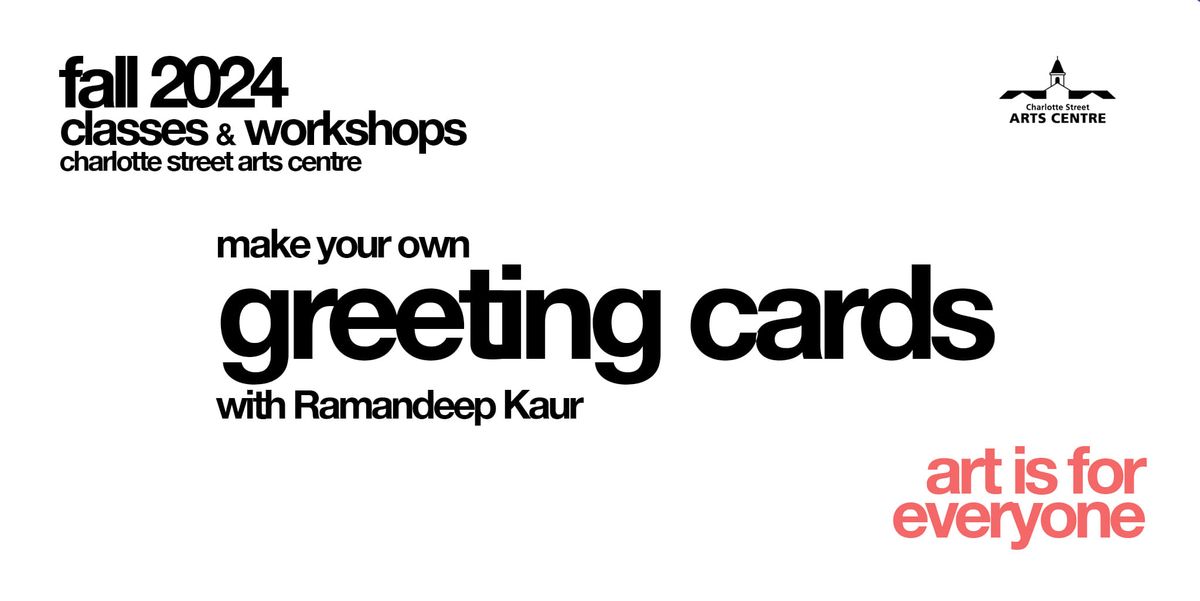 Make Your Own Greeting Cards with Ramandeep Kaur