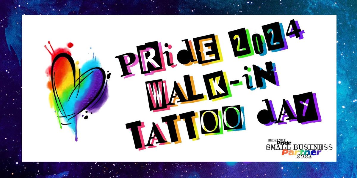 Pride 2024 Charity Walk-in Tattoo Day