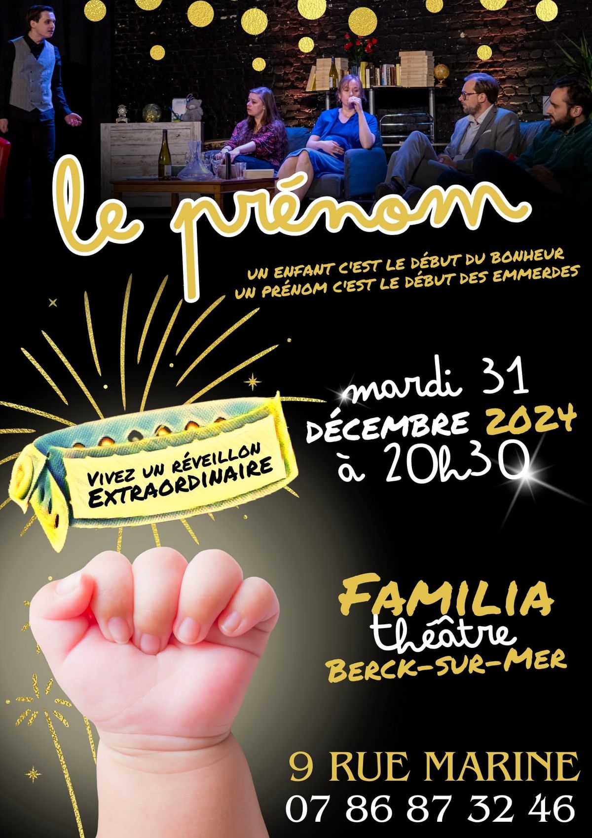 Soir\u00e9e spectacle du Nouvel An: LE PR\u00c9NOM