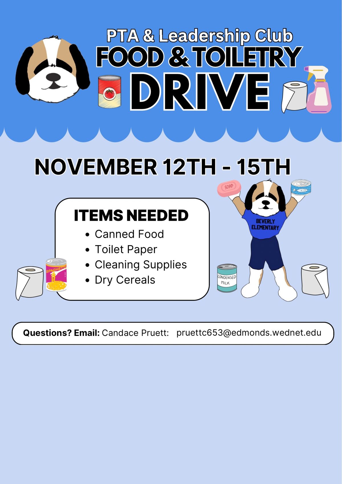 Beverly Food & Toiletry Drive