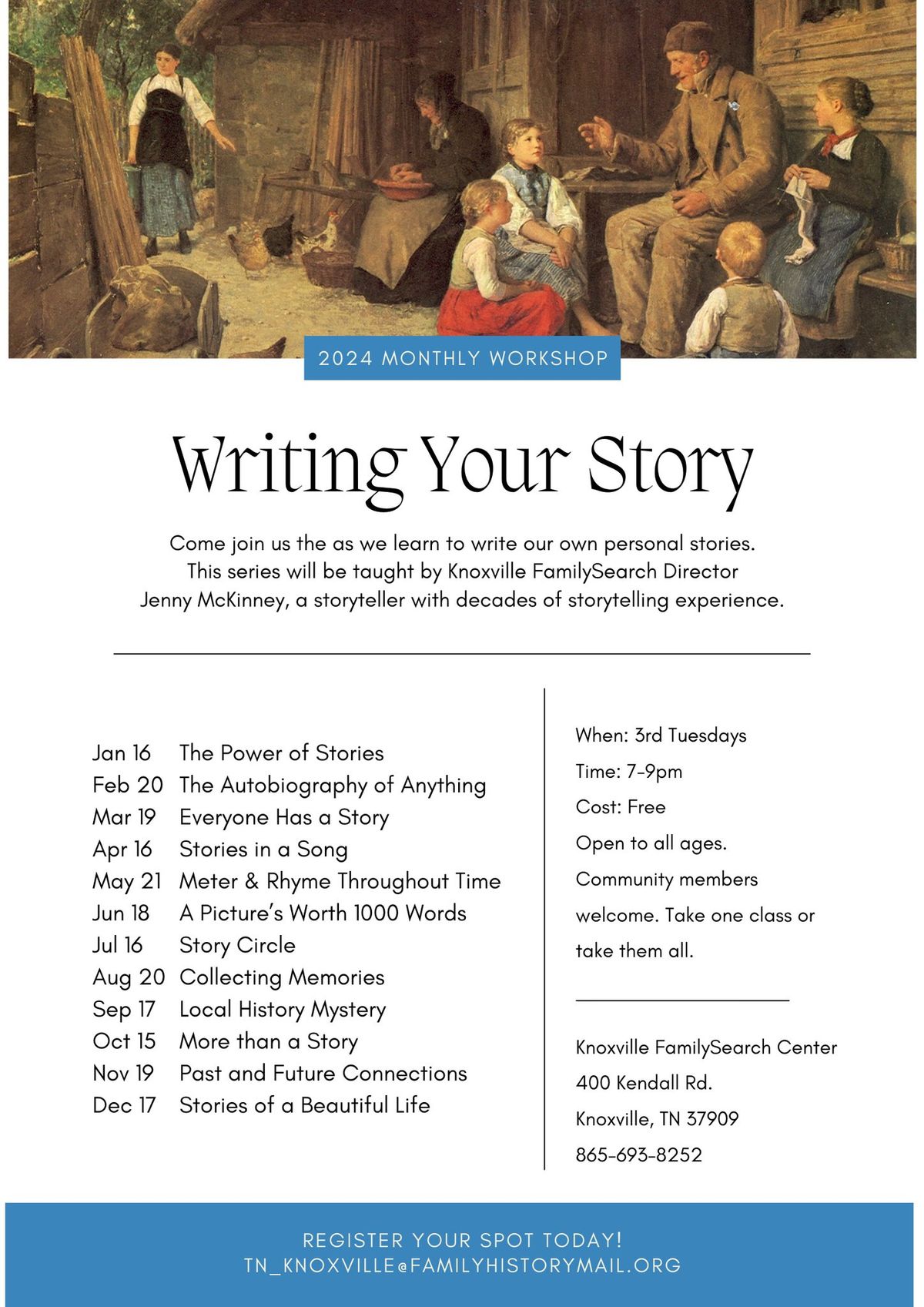 Writing Your Story: Story Circle