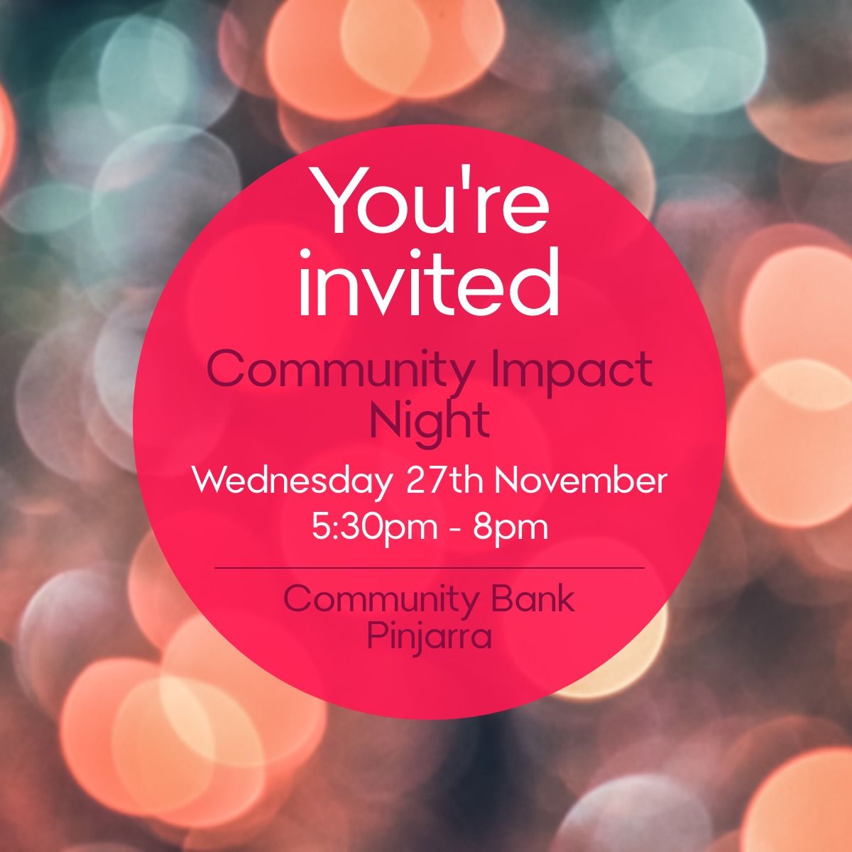 Community Impact Night