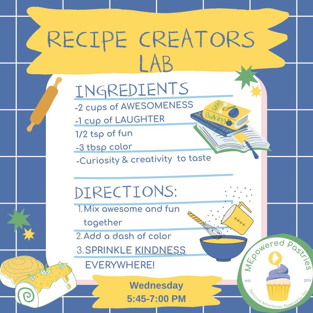 Afterschool Series: Recipe Creators Lab!