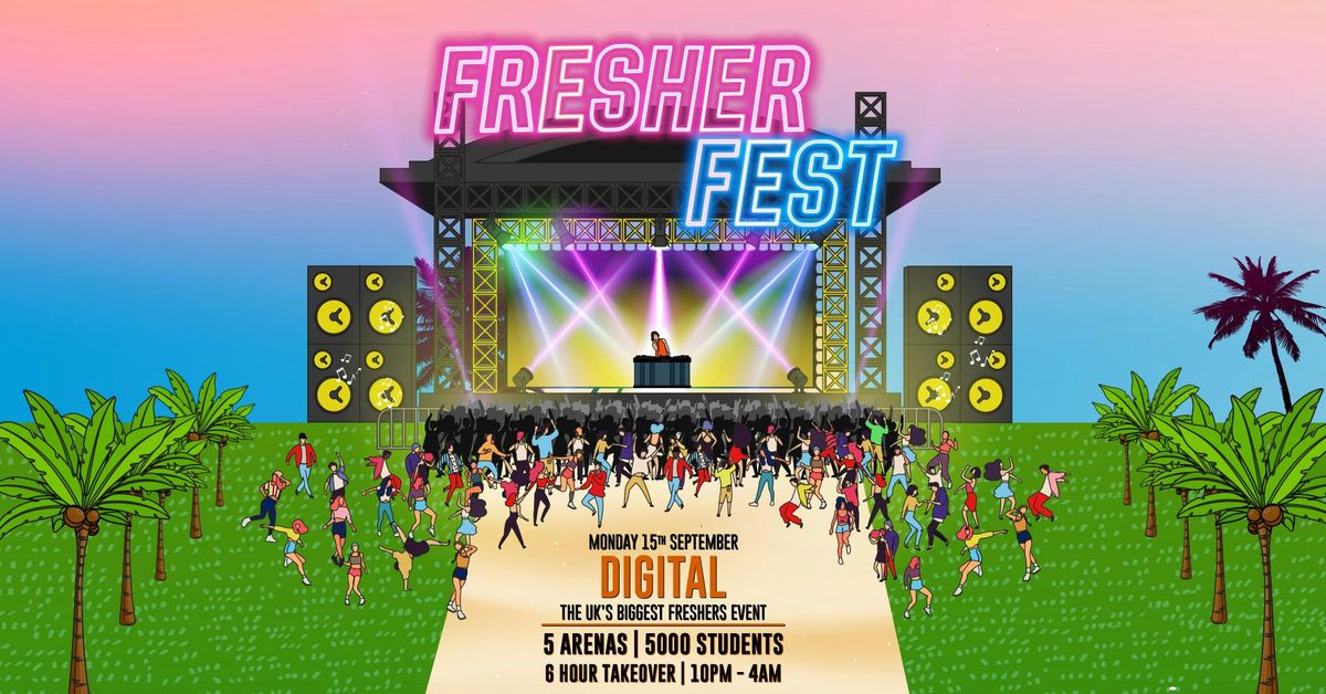 \ud83c\udfaa\u26a1\ufe0f LOOSEDAYS FRESHER FEST - @ DIGITAL NEWCASTLE \u26a1\ufe0f\ud83c\udfaa\ufeff 5 ARENAS \/\/ 5000 STUDENTS \/\/ MONDAY FRESHERS TOUR EVENT 1 | NEWCASTLE FRESHERS WEEK