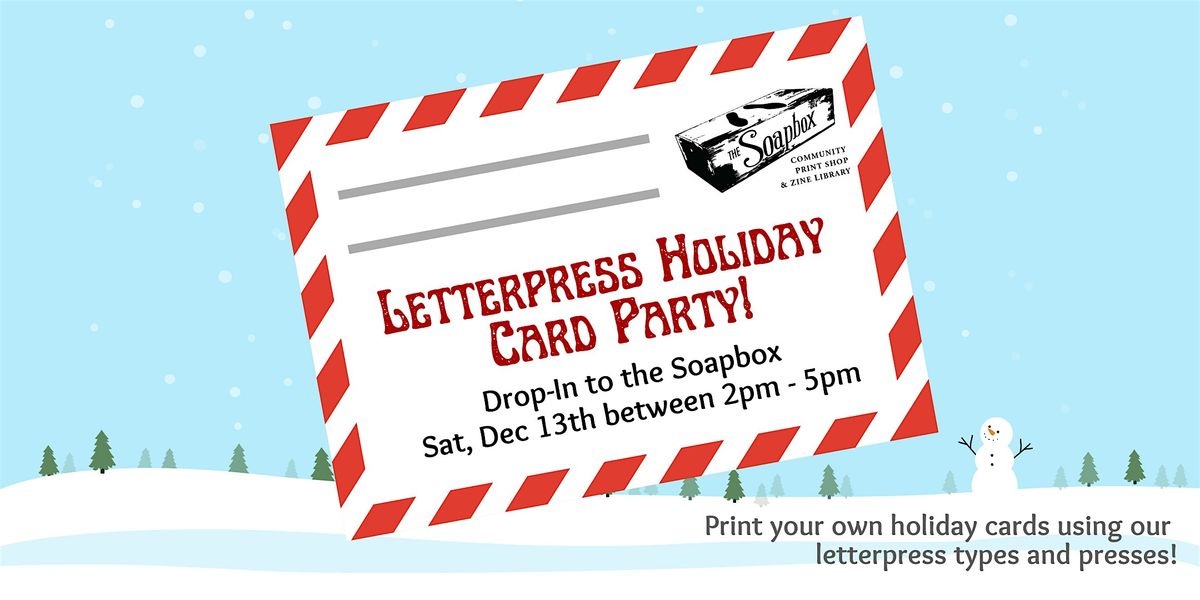 Letterpress Holiday Card Party - Drop In