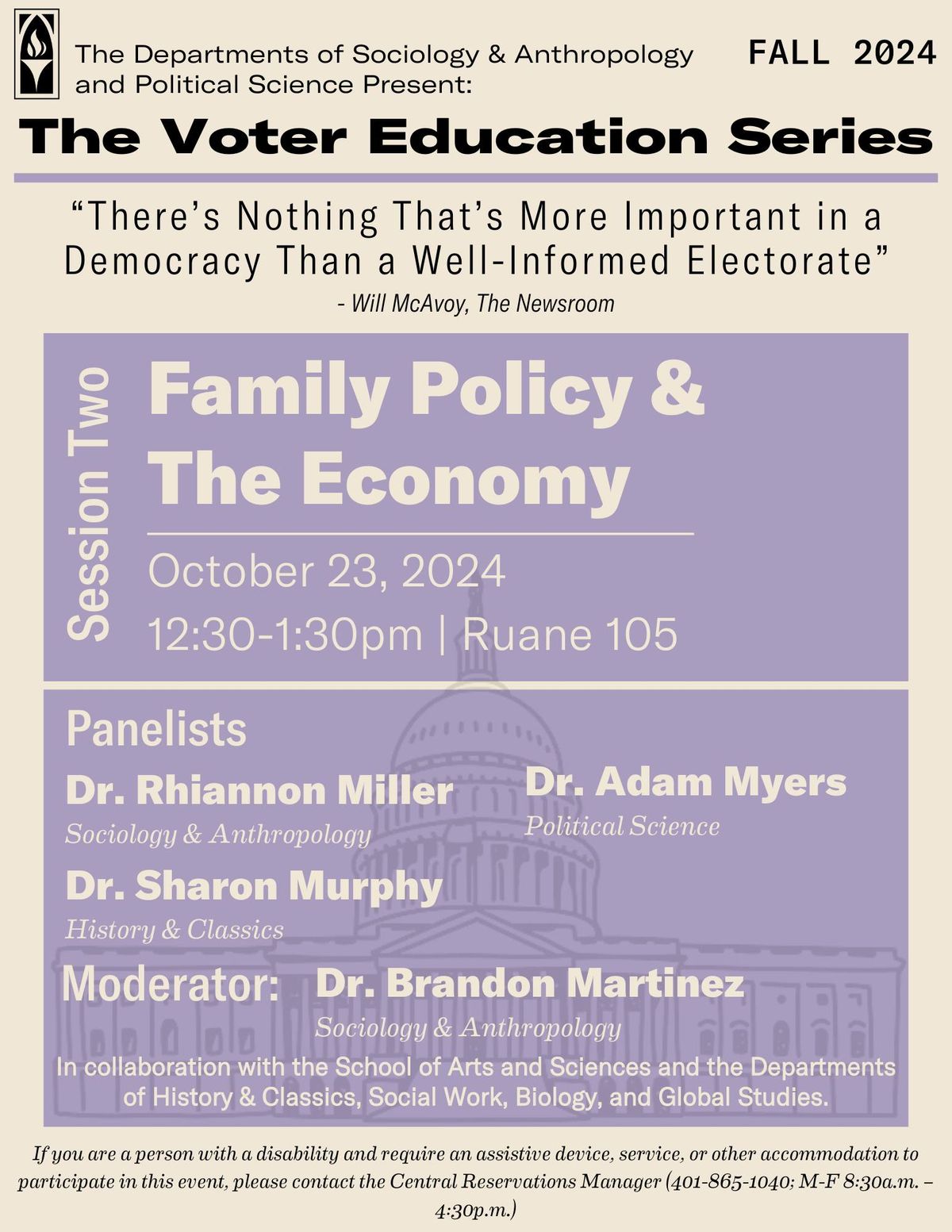 Family Policy & the Economy - Voter Education Series