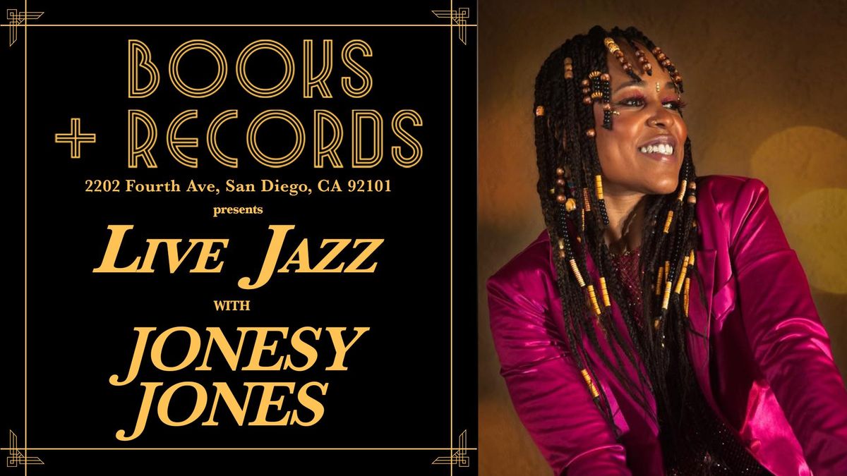 Books + Records Presents: Live Jazz with Jonesy Jones