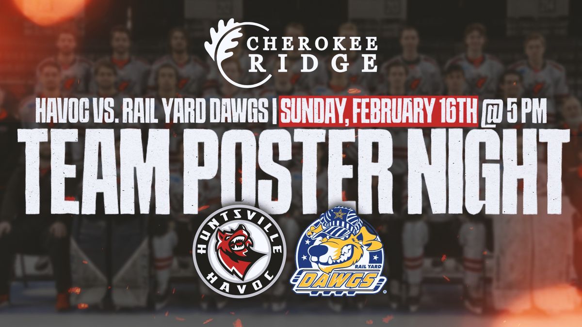 Huntsville Havoc - Team Poster Night