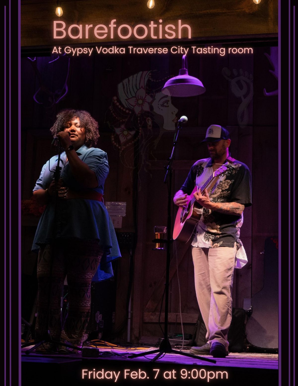 Barefootish the Barefoot Duet at Gypsy Vodka Tasting Room 