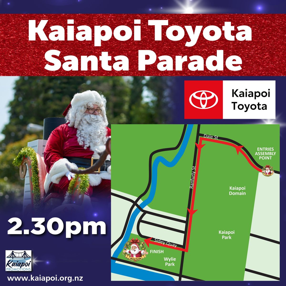 Kaiapoi Toyota Santa Parade 