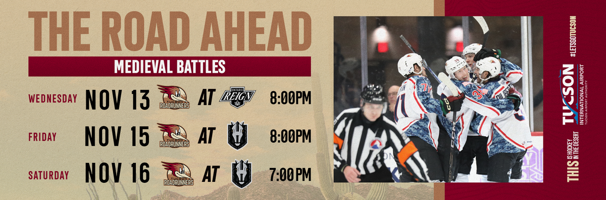 Ontario Reign at Tucson Roadrunners at Tucson Arena