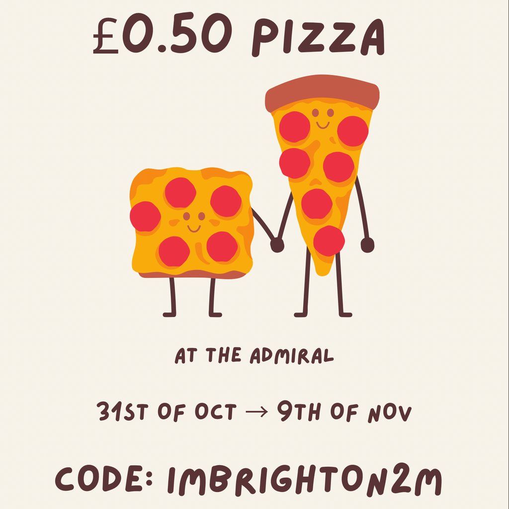 50p Pizza Week ImJustBrighton x NeoTaste