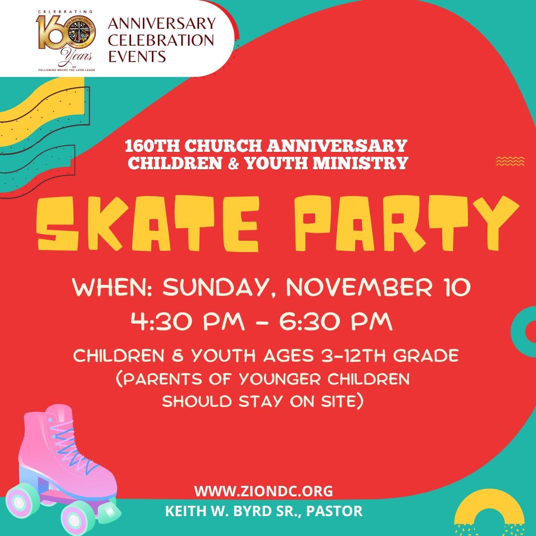 160th Anniversary Skate Party