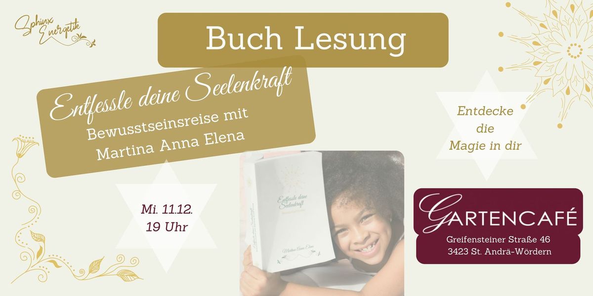 \u2728Buchlesung "Entfessle deine Seelenkraft" \u2728 Bewusstseinsreise \u2728