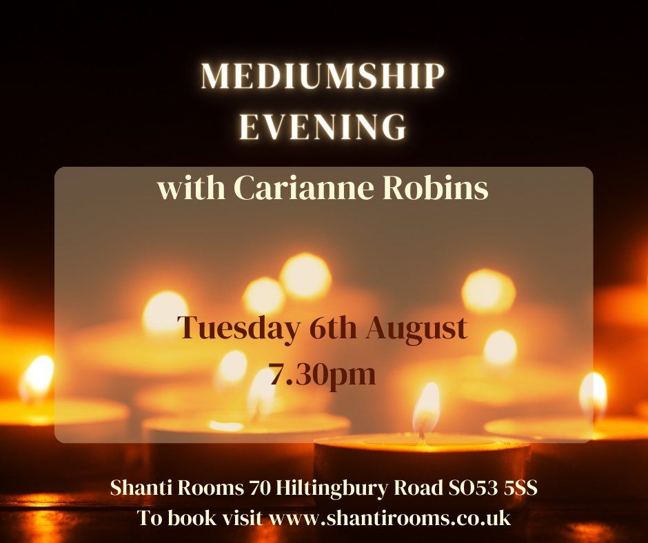 Mediumship Evening with Carianne Roberts