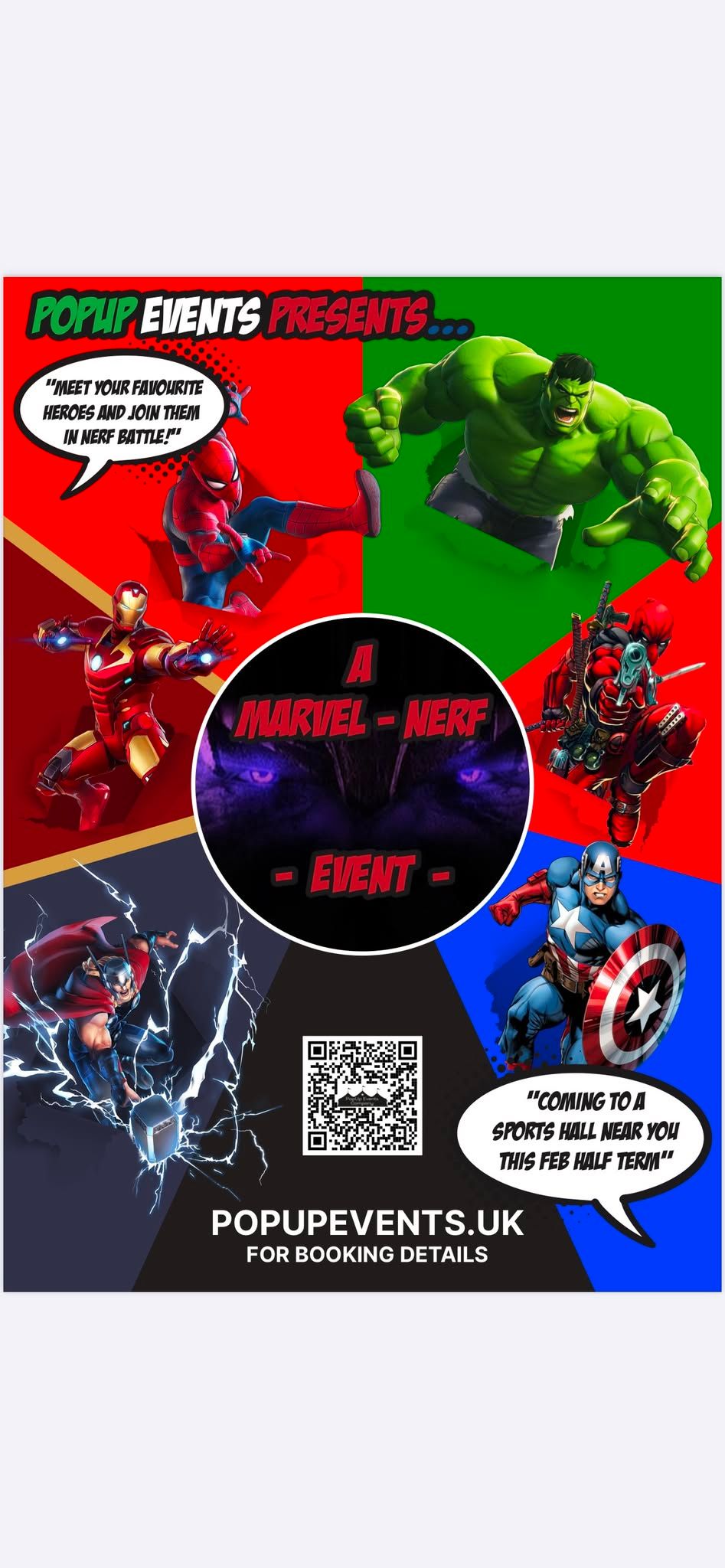 MARVEL-NERF Feb Half Term Nerf Event