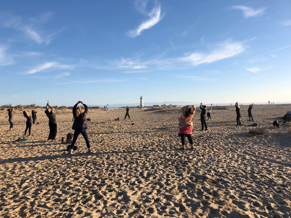 Qigong Community Practice at the Beach