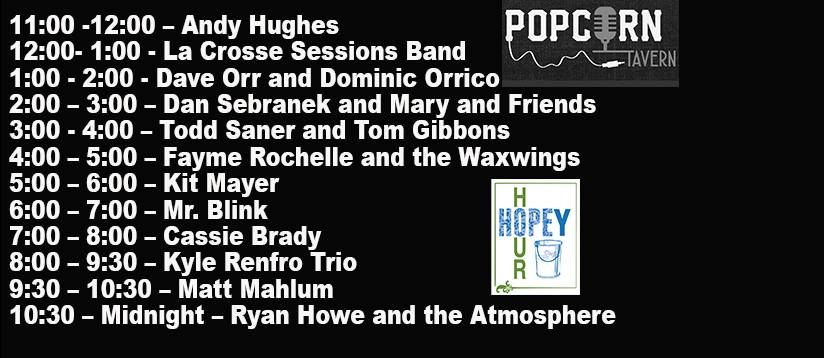 12 Hour Hopey Hour at the Popcorn Tavern