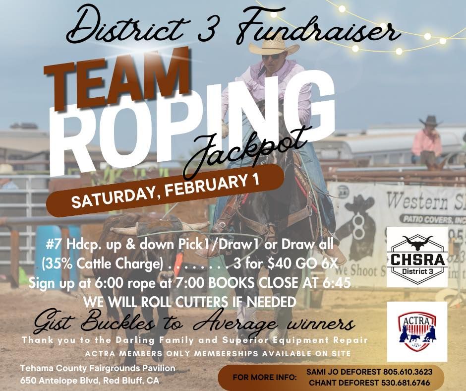 D3 Team Roping Jackpot 