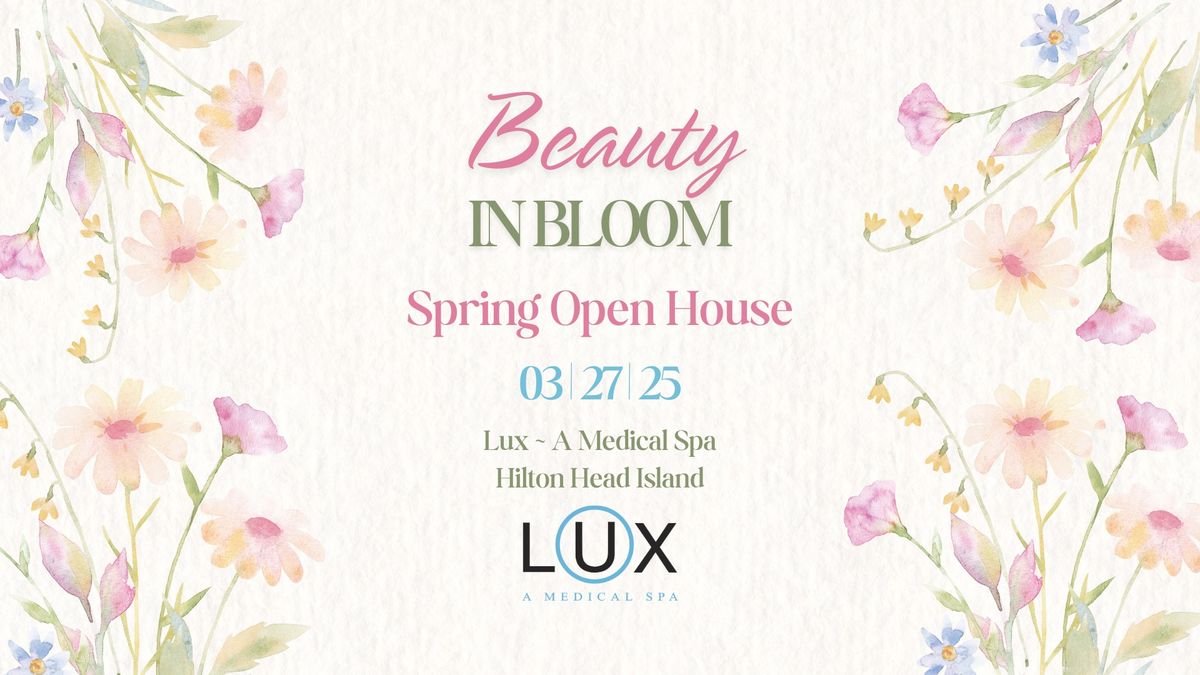 Beauty in Bloom \u2014 LUX Hilton Head Spring Open House