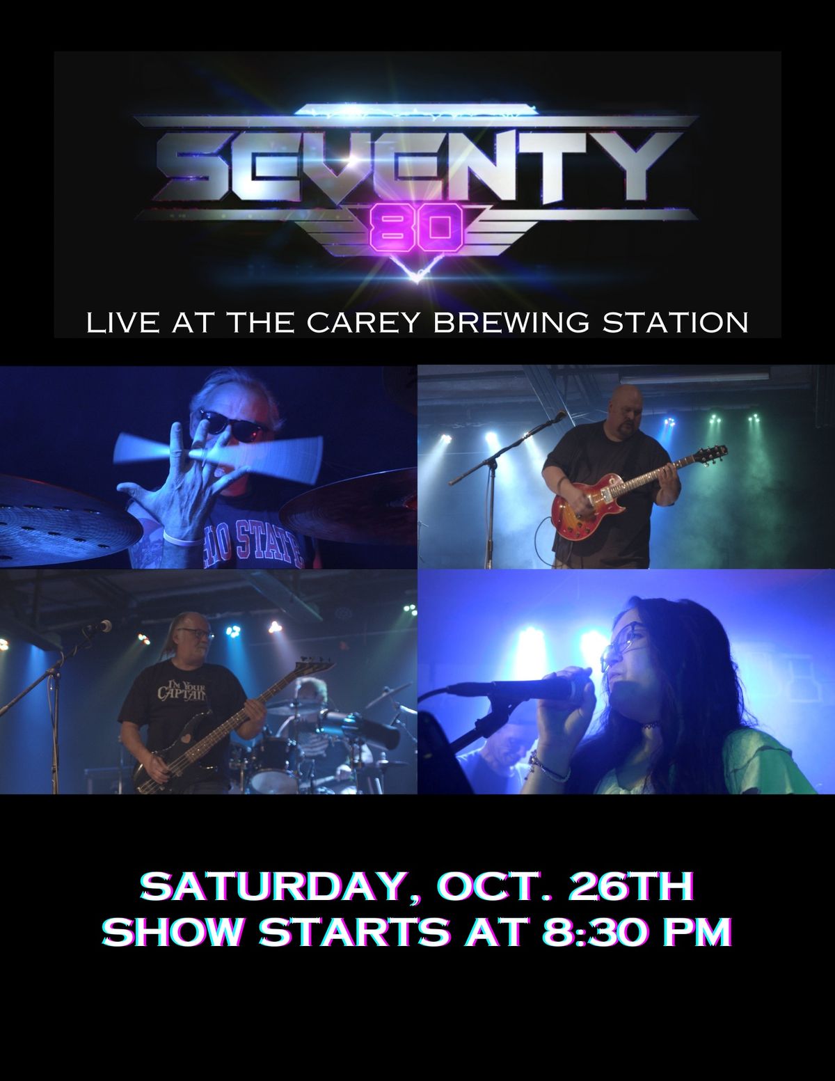 Seventy\/80 Band for Halloween Weekend Saturday Night