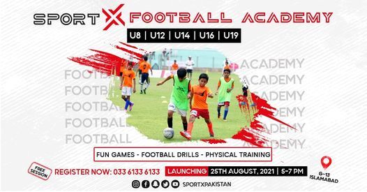 Sportx Football Academy Launch Sportx Islamabad 25 August 21