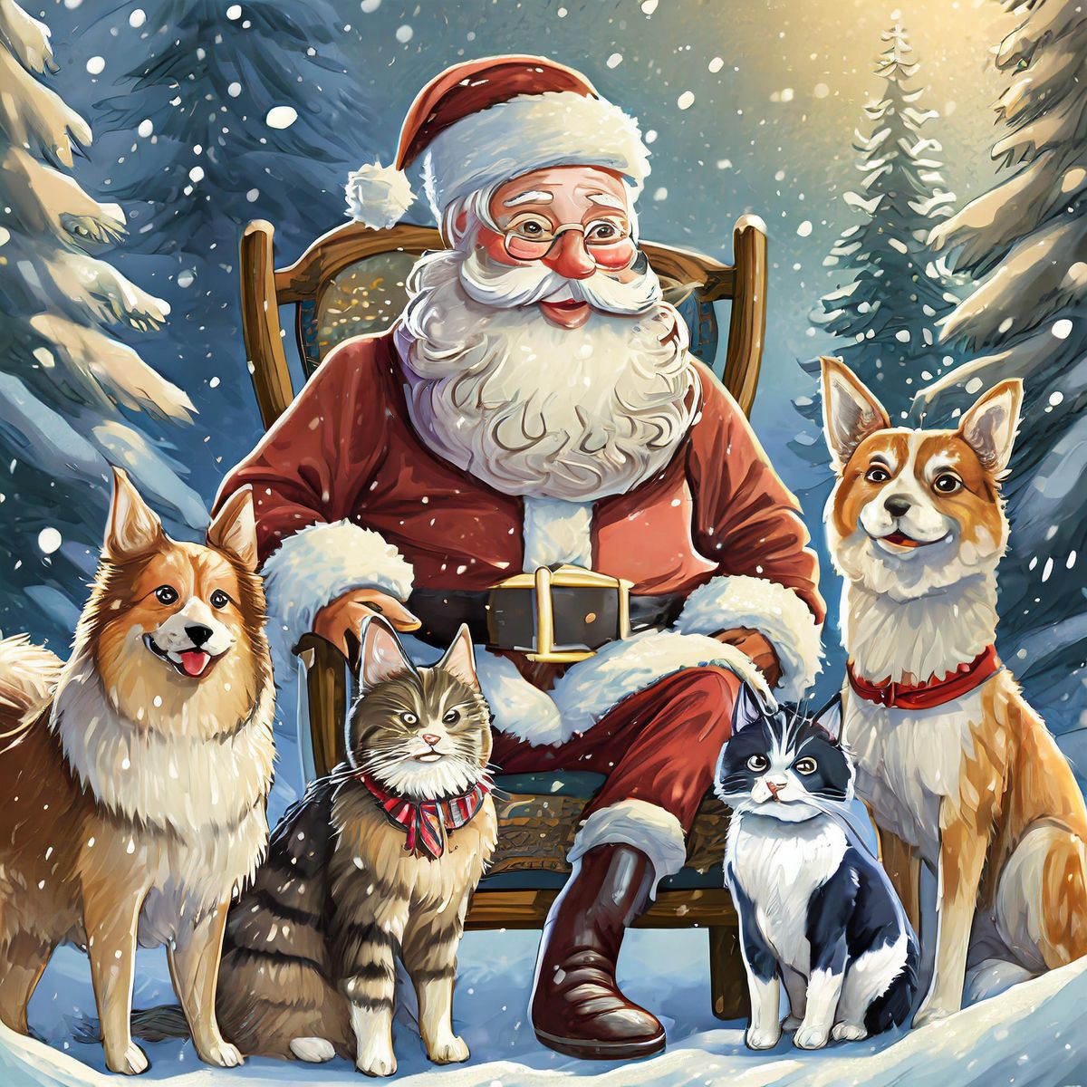 Pictures with Santa Paws