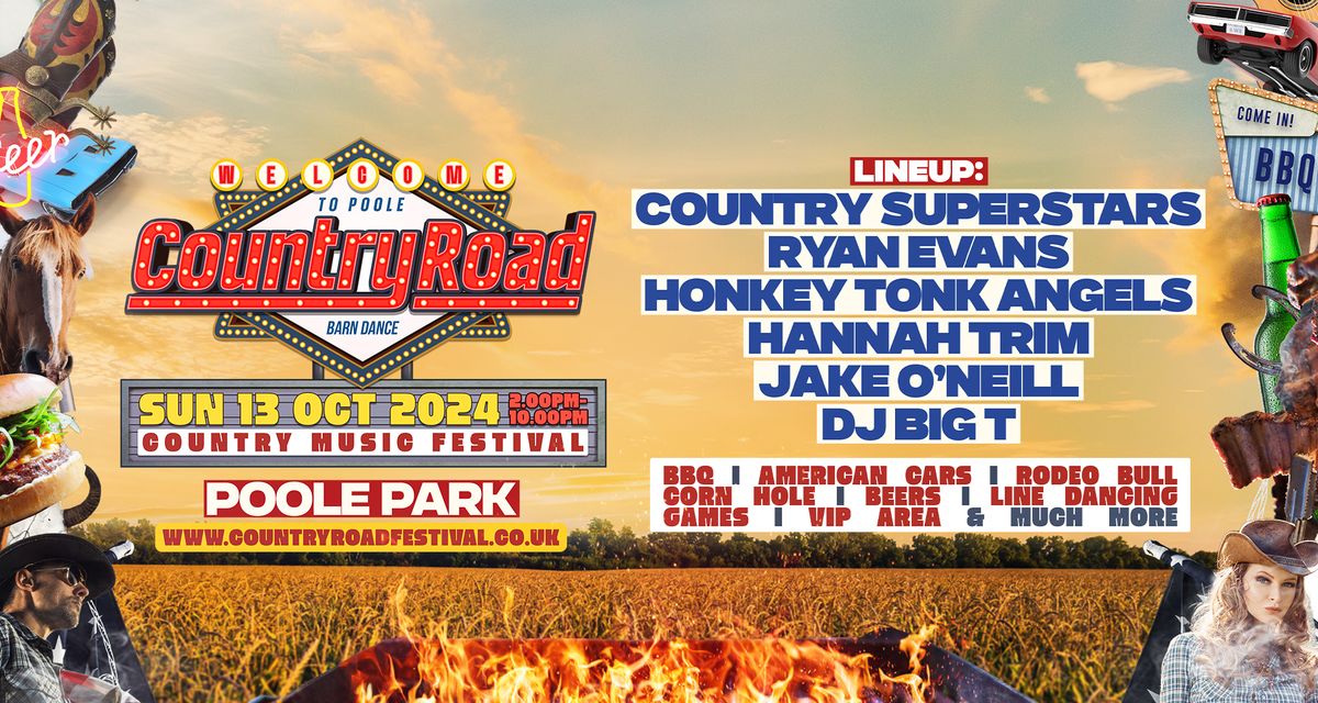 \ud83c\udfb5 Country Road Poole: The Ultimate Barn Dance Country Music Festival \ud83c\udfb5