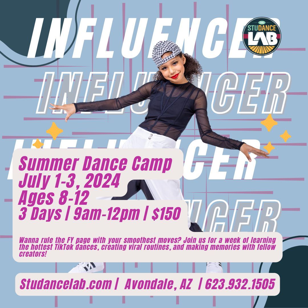 Influencer Summer Dance Camp | Ages 8-12