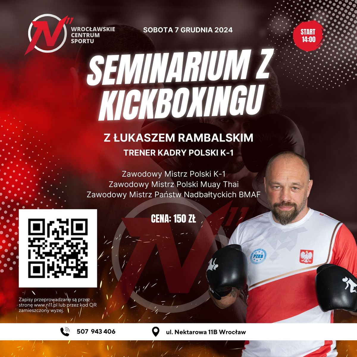 Seminarium z kickboxingu z \u0141ukaszem Rambalskim