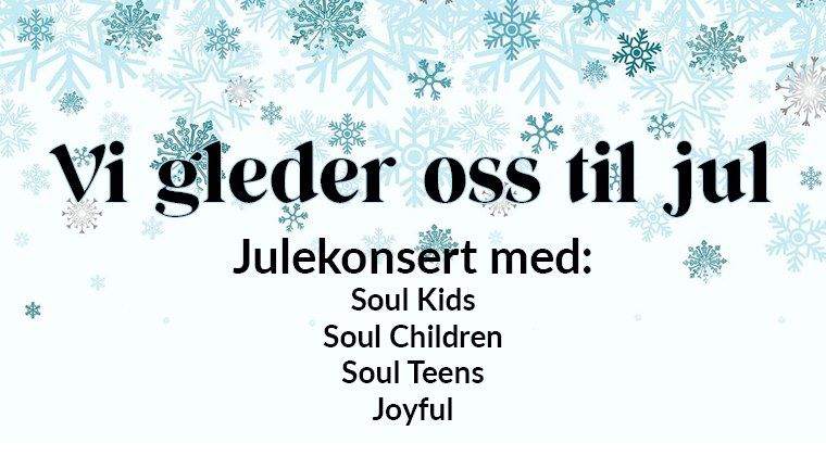 Vi gleder oss til jul