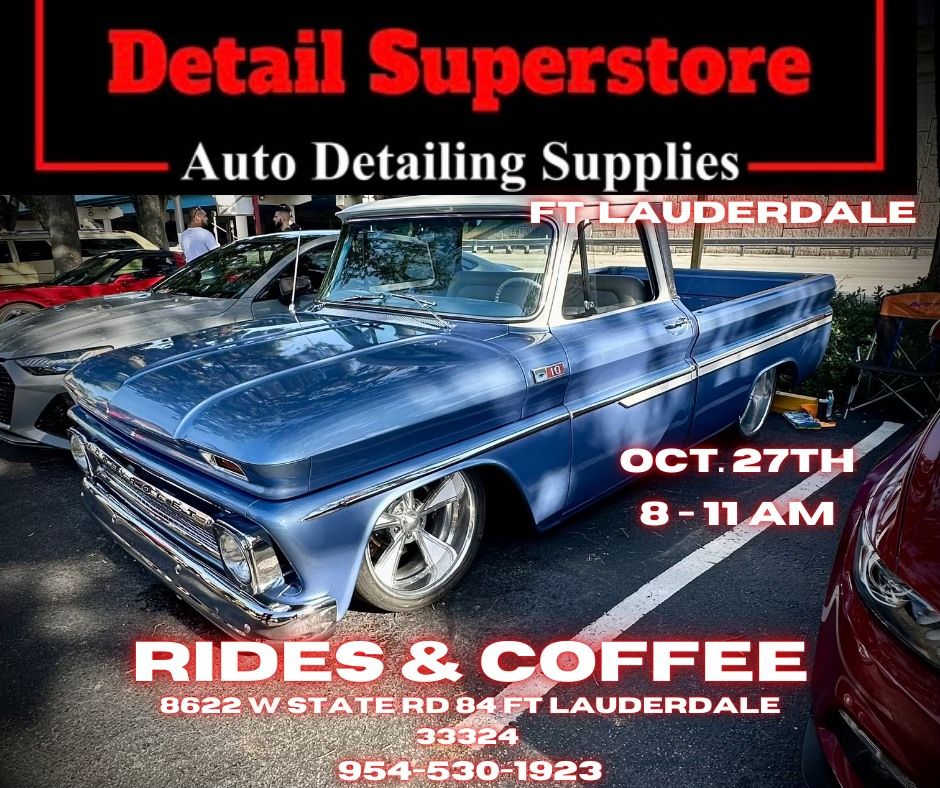 Rides & Coffee at Detail Superstore Ft Lauderdale